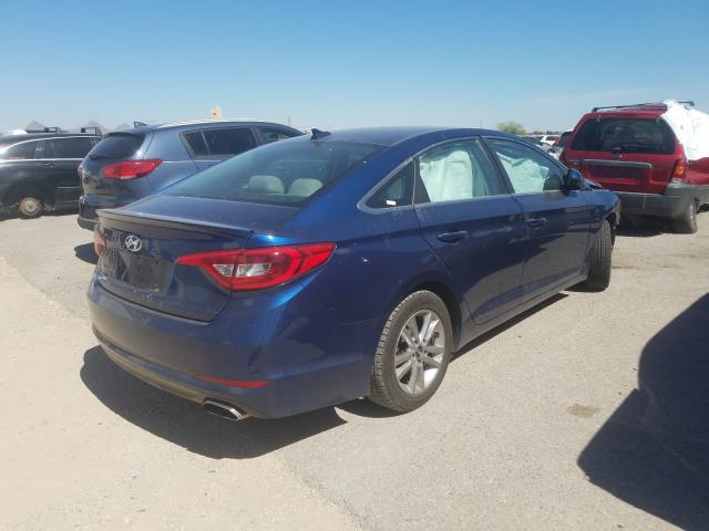 Photo 3 VIN: 5NPE24AF5GH374790 - HYUNDAI SONATA SE 