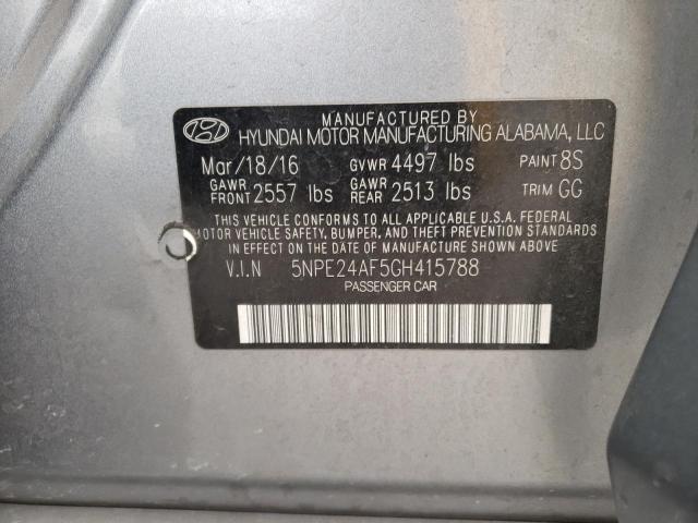 Photo 11 VIN: 5NPE24AF5GH415788 - HYUNDAI SONATA SE 