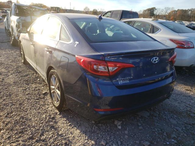 Photo 2 VIN: 5NPE24AF5GH416746 - HYUNDAI SONATA SE 