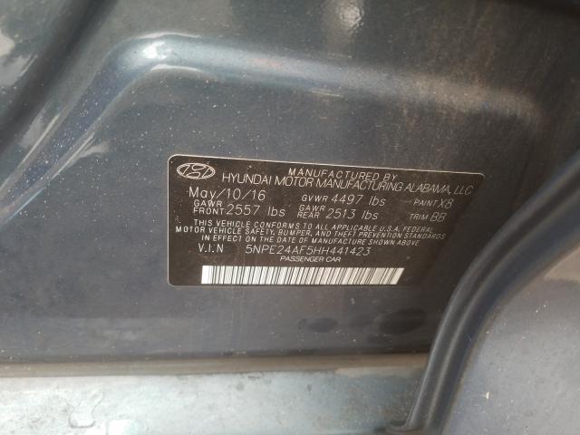 Photo 9 VIN: 5NPE24AF5HH441423 - HYUNDAI SONATA SE 