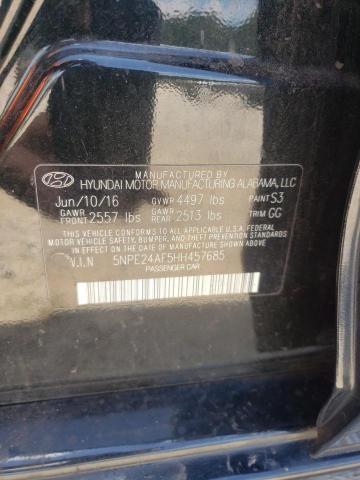 Photo 9 VIN: 5NPE24AF5HH457685 - HYUNDAI SONATA SE 