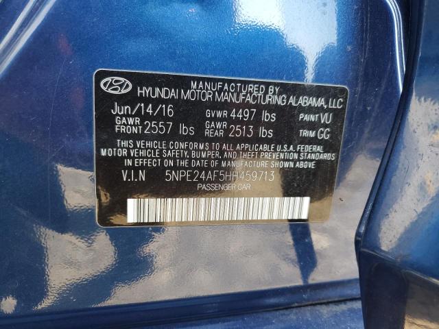 Photo 12 VIN: 5NPE24AF5HH459713 - HYUNDAI SONATA 