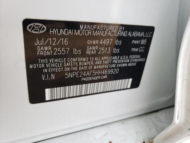 Photo 12 VIN: 5NPE24AF5HH469920 - HYUNDAI SONATA 