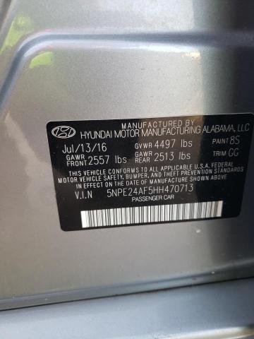 Photo 11 VIN: 5NPE24AF5HH470713 - HYUNDAI SONATA SE 