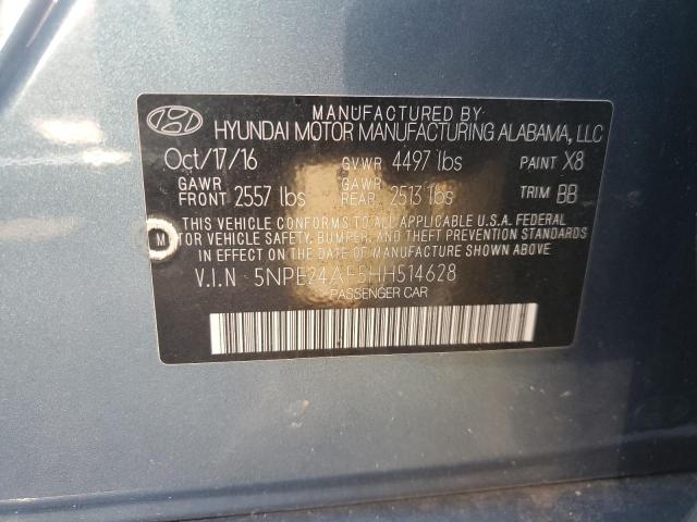 Photo 11 VIN: 5NPE24AF5HH514628 - HYUNDAI SONATA SE 