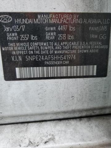 Photo 11 VIN: 5NPE24AF5HH541974 - HYUNDAI SONATA SE 