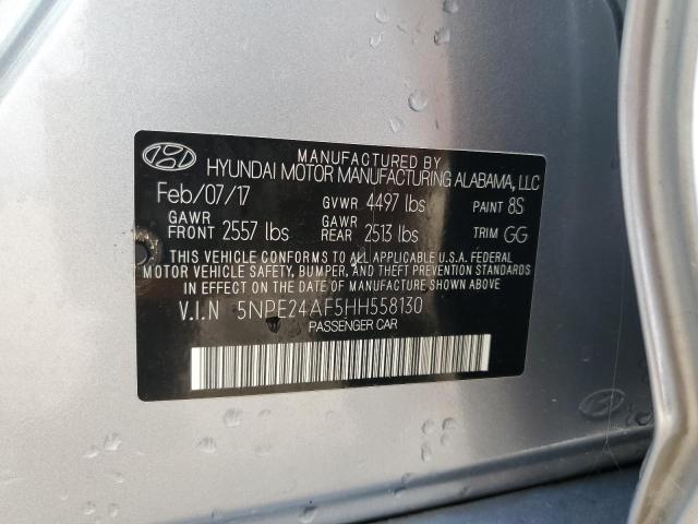 Photo 11 VIN: 5NPE24AF5HH558130 - HYUNDAI SONATA 