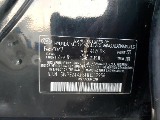 Photo 11 VIN: 5NPE24AF5HH559956 - HYUNDAI SONATA SE 