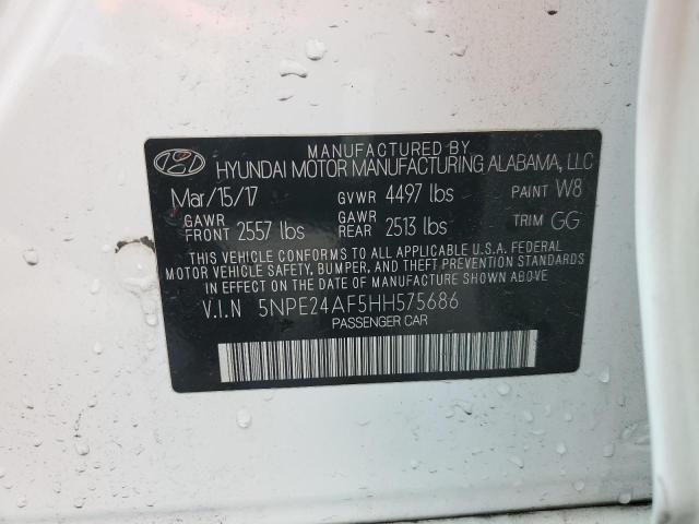 Photo 11 VIN: 5NPE24AF5HH575686 - HYUNDAI SONATA 