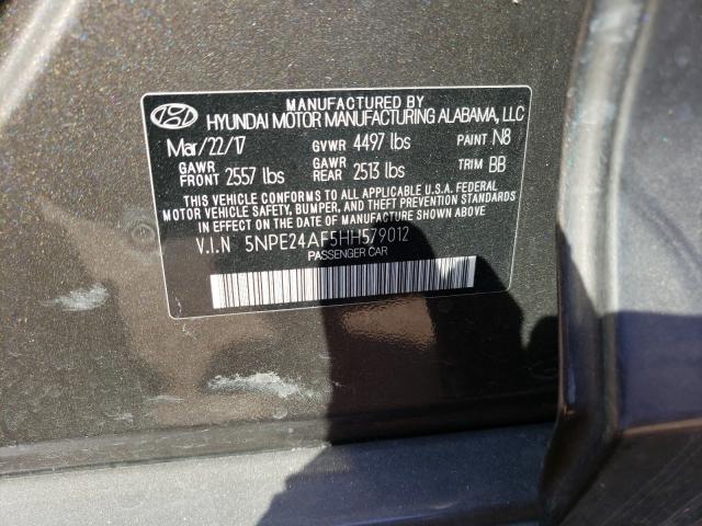 Photo 9 VIN: 5NPE24AF5HH579012 - HYUNDAI SONATA SE 