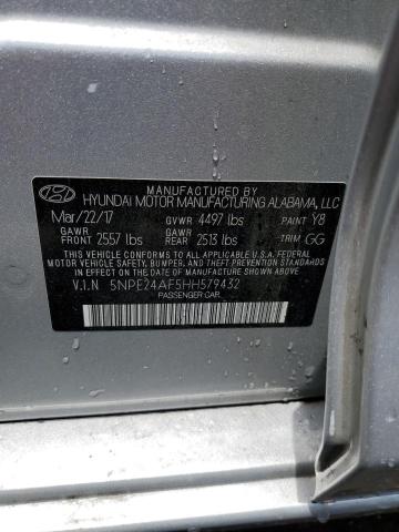 Photo 9 VIN: 5NPE24AF5HH579432 - HYUNDAI SONATA SE 