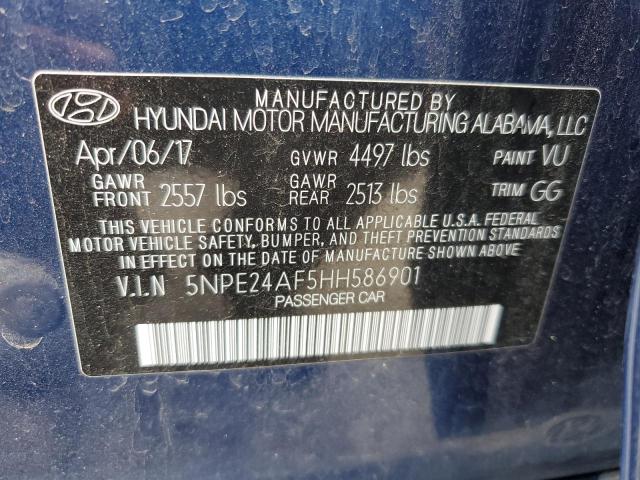 Photo 12 VIN: 5NPE24AF5HH586901 - HYUNDAI SONATA 