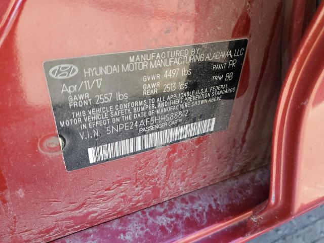 Photo 11 VIN: 5NPE24AF5HH588812 - HYUNDAI SONATA SE 