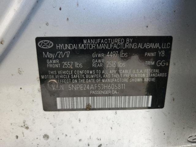 Photo 11 VIN: 5NPE24AF5JH605811 - HYUNDAI SONATA SE 