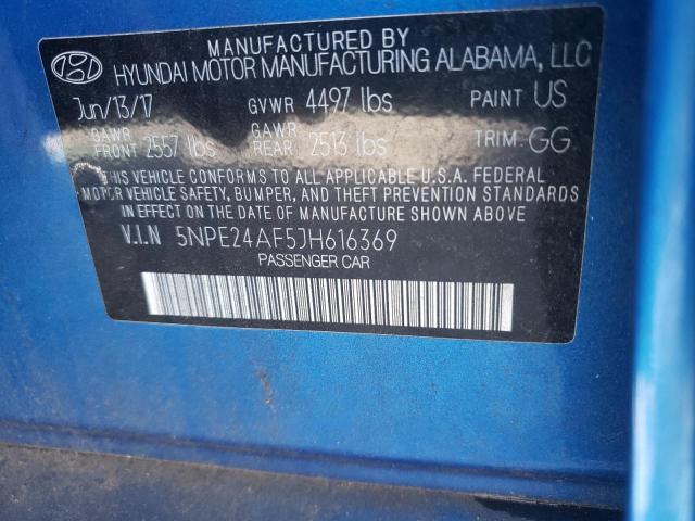 Photo 9 VIN: 5NPE24AF5JH616369 - HYUNDAI SONATA SE 