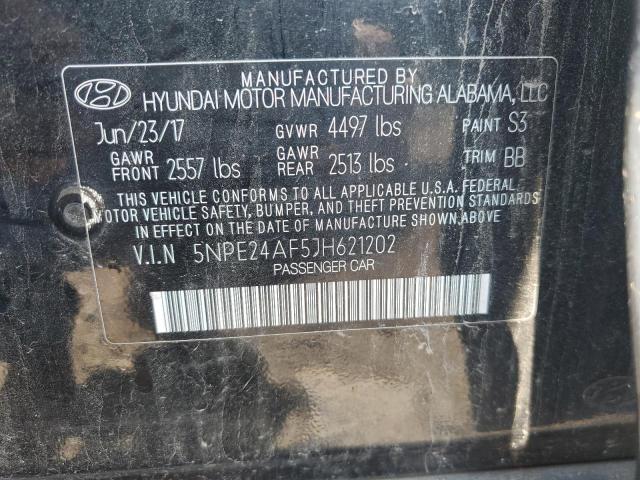 Photo 11 VIN: 5NPE24AF5JH621202 - HYUNDAI SONATA 