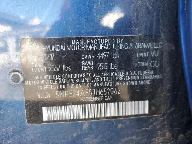 Photo 9 VIN: 5NPE24AF5JH652062 - HYUNDAI SONATA SE 