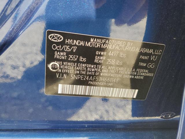 Photo 11 VIN: 5NPE24AF5JH661148 - HYUNDAI SONATA 