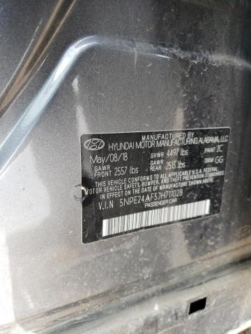 Photo 9 VIN: 5NPE24AF5JH711028 - HYUNDAI SONATA SE 