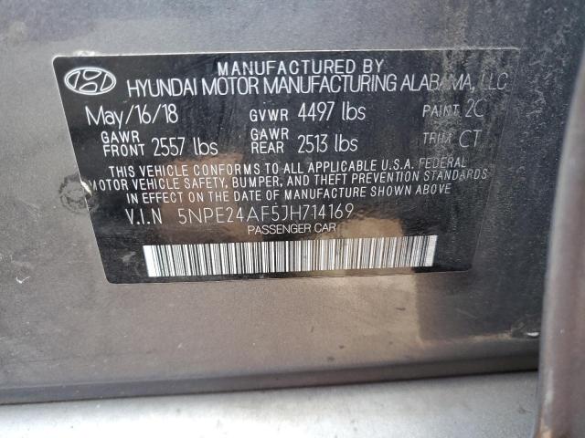 Photo 12 VIN: 5NPE24AF5JH714169 - HYUNDAI SONATA SE 