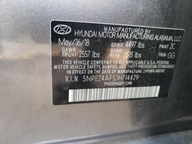 Photo 9 VIN: 5NPE24AF5JH714429 - HYUNDAI SONATA SE 