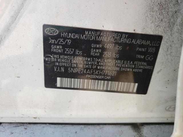 Photo 9 VIN: 5NPE24AF5KH771621 - HYUNDAI SONATA SE 