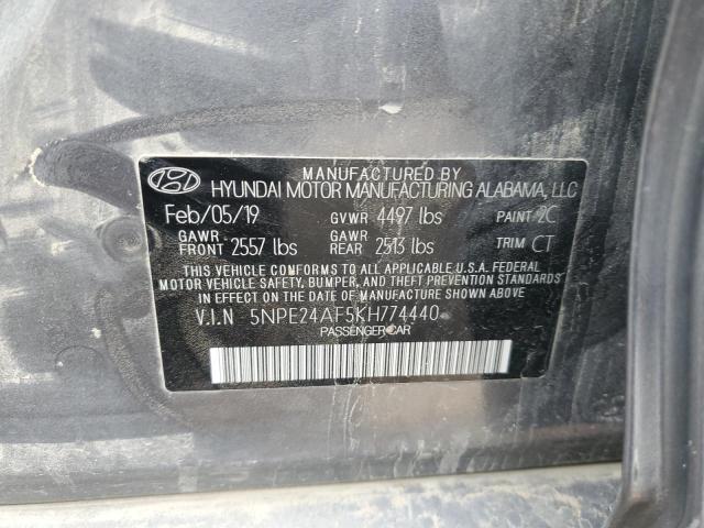 Photo 12 VIN: 5NPE24AF5KH774440 - HYUNDAI SONATA SE 