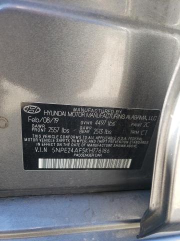 Photo 11 VIN: 5NPE24AF5KH776186 - HYUNDAI SONATA SE 