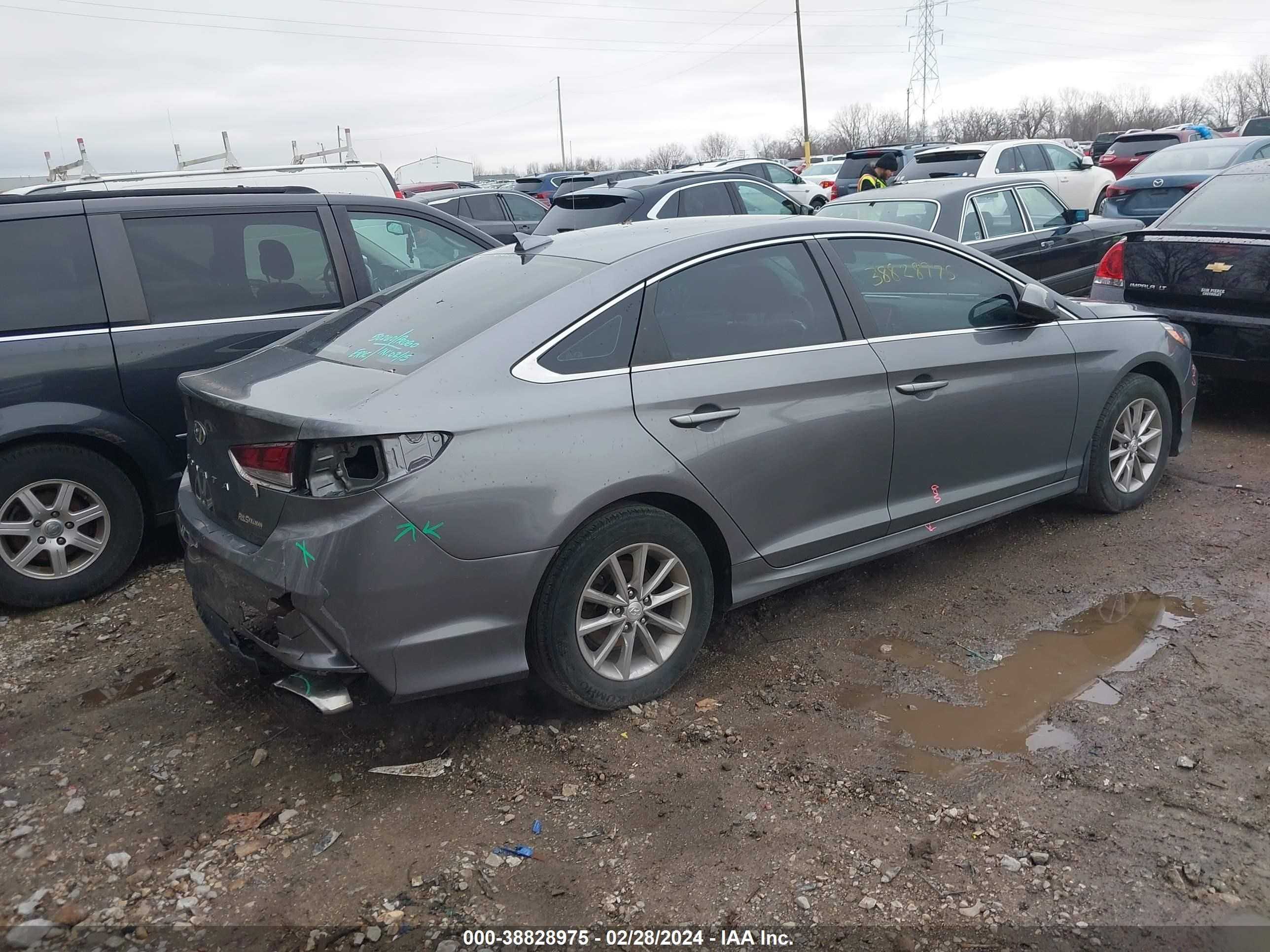 Photo 3 VIN: 5NPE24AF5KH797636 - HYUNDAI SONATA 