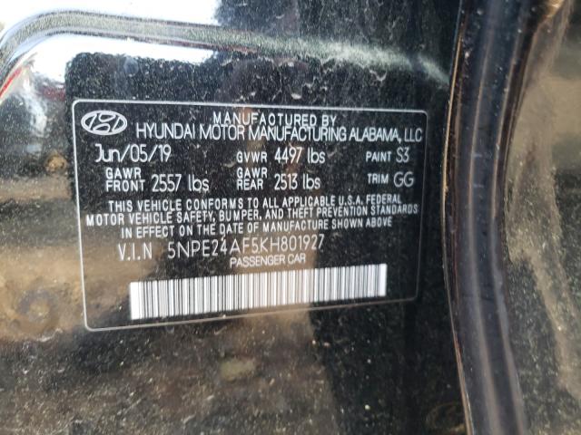 Photo 9 VIN: 5NPE24AF5KH801927 - HYUNDAI SONATA SE 