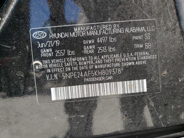 Photo 11 VIN: 5NPE24AF5KH809378 - HYUNDAI SONATA 