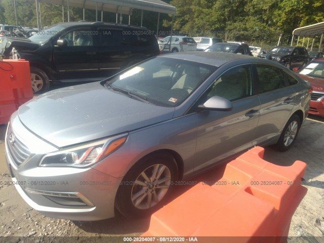 Photo 1 VIN: 5NPE24AF6FH005242 - HYUNDAI SONATA 