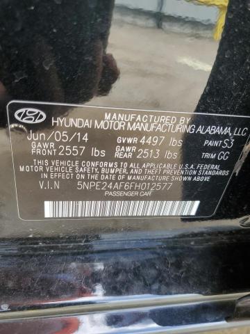 Photo 11 VIN: 5NPE24AF6FH012577 - HYUNDAI SONATA SE 