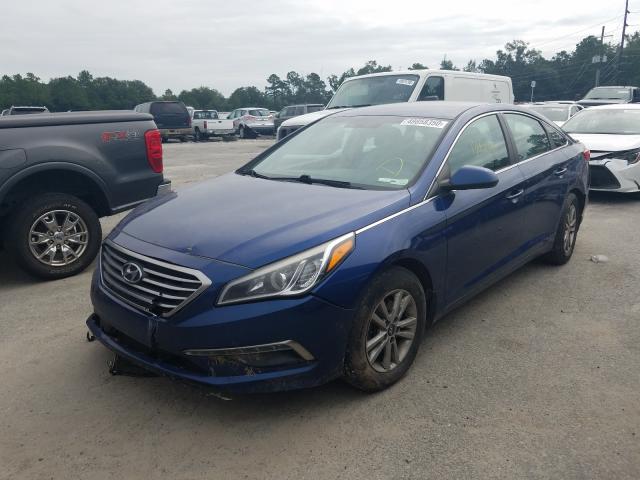 Photo 1 VIN: 5NPE24AF6FH038287 - HYUNDAI SONATA SE 