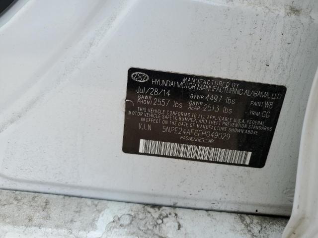 Photo 12 VIN: 5NPE24AF6FH049029 - HYUNDAI SONATA SE 