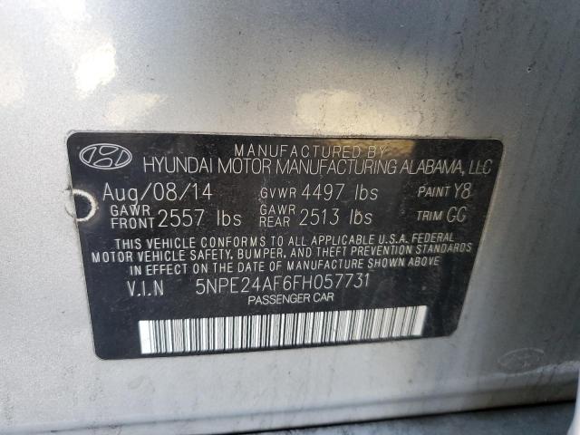 Photo 11 VIN: 5NPE24AF6FH057731 - HYUNDAI SONATA SE 