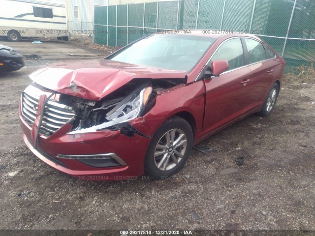 Photo 1 VIN: 5NPE24AF6FH062198 - HYUNDAI SONATA 