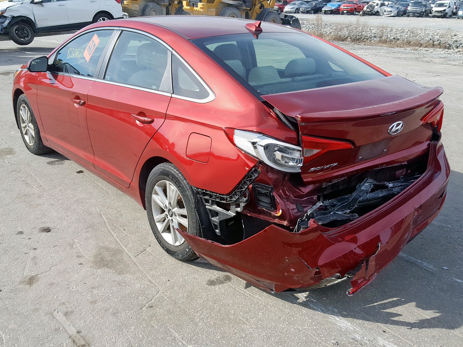 Photo 2 VIN: 5NPE24AF6FH108807 - HYUNDAI SONATA SE 