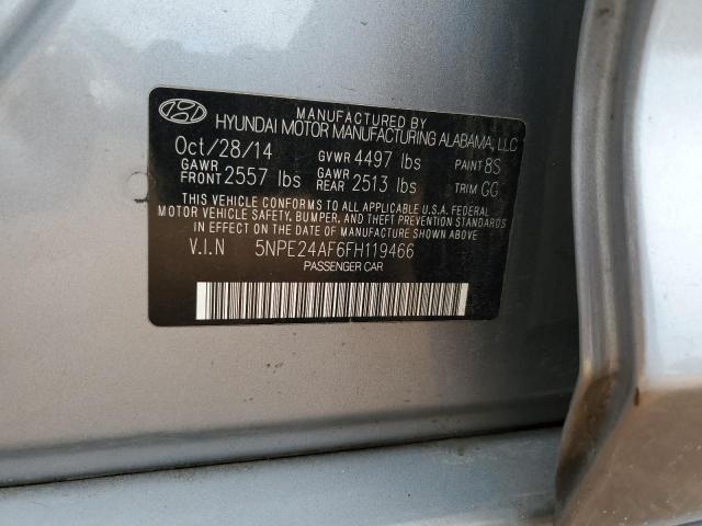 Photo 11 VIN: 5NPE24AF6FH119466 - HYUNDAI SONATA SE 