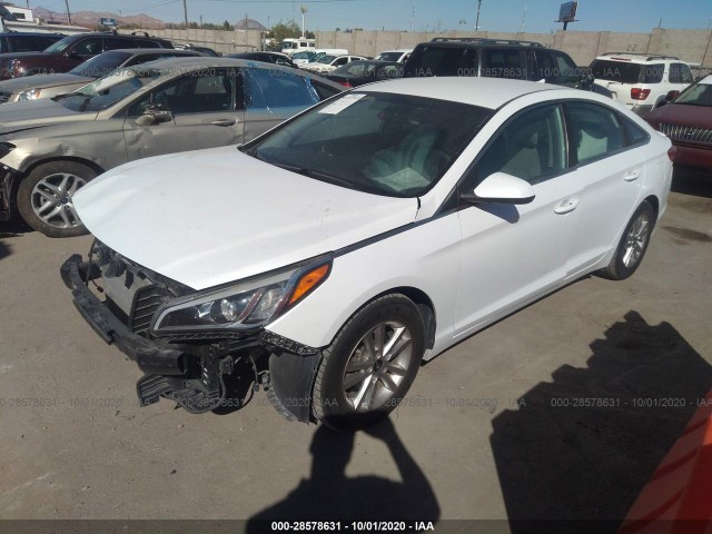 Photo 1 VIN: 5NPE24AF6FH127728 - HYUNDAI SONATA 