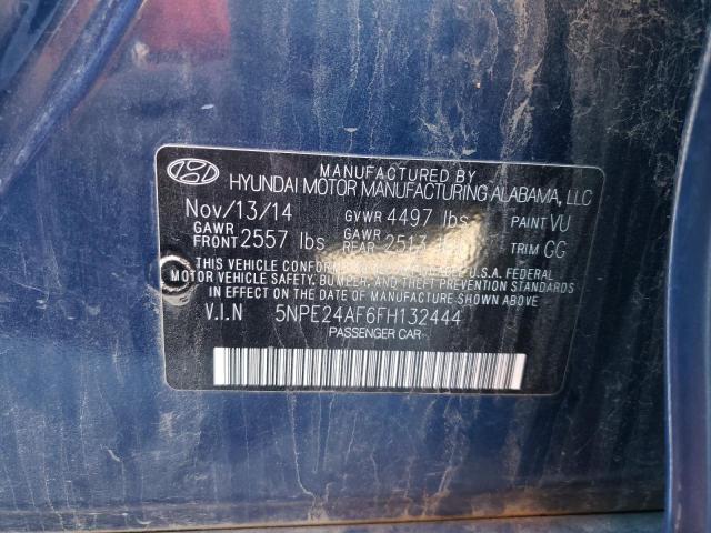 Photo 9 VIN: 5NPE24AF6FH132444 - HYUNDAI SONATA SE 