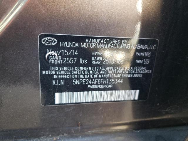 Photo 11 VIN: 5NPE24AF6FH135344 - HYUNDAI SONATA SE 