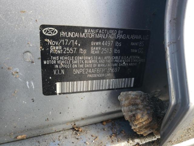 Photo 11 VIN: 5NPE24AF6FH135697 - HYUNDAI SONATA 