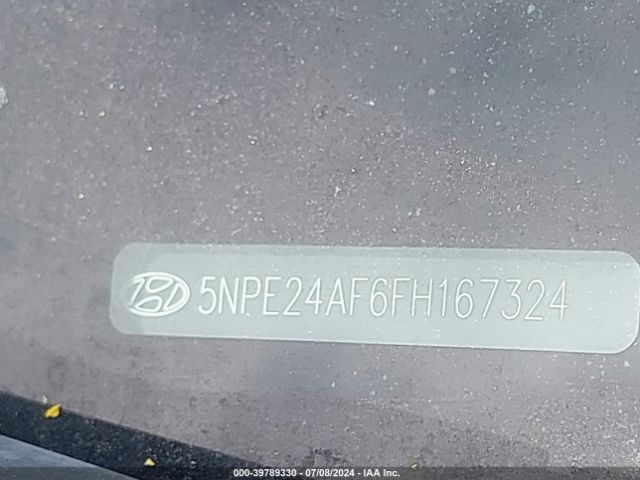 Photo 8 VIN: 5NPE24AF6FH167324 - HYUNDAI SONATA 