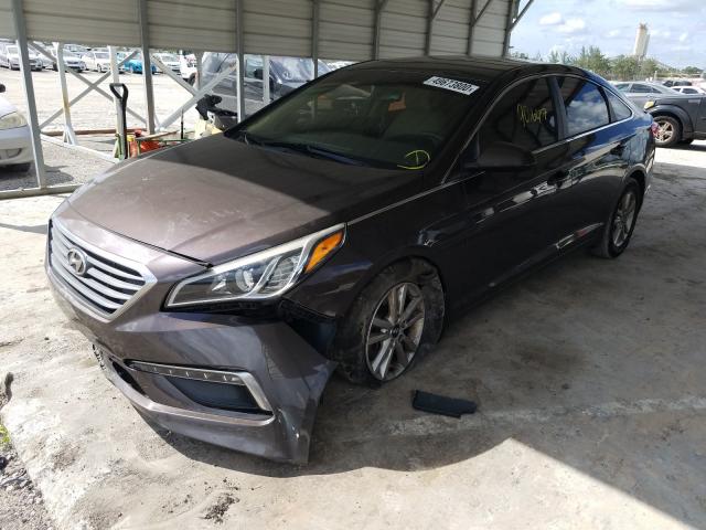 Photo 1 VIN: 5NPE24AF6FH178257 - HYUNDAI SONATA SE 