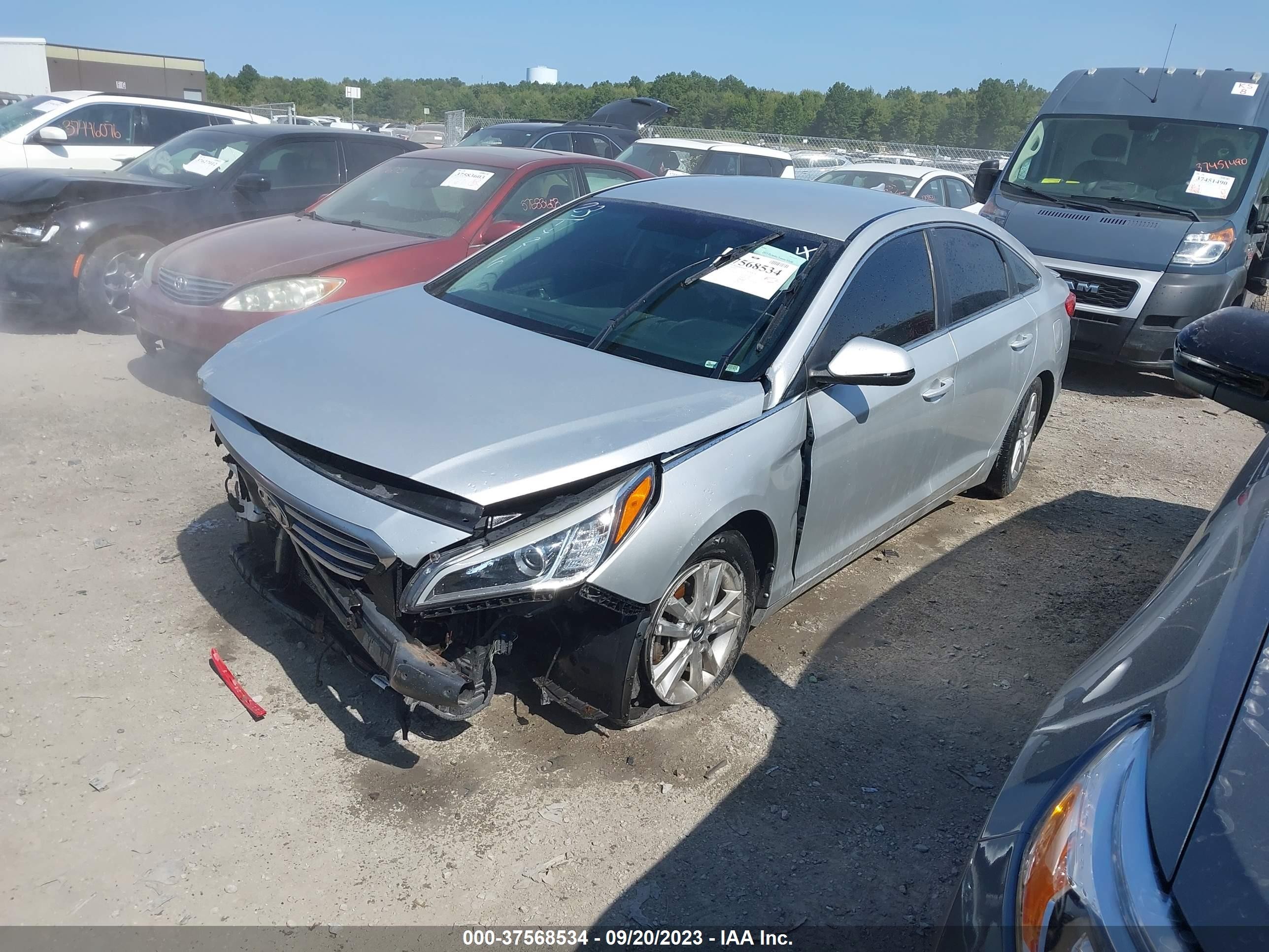 Photo 1 VIN: 5NPE24AF6FH181045 - HYUNDAI SONATA 