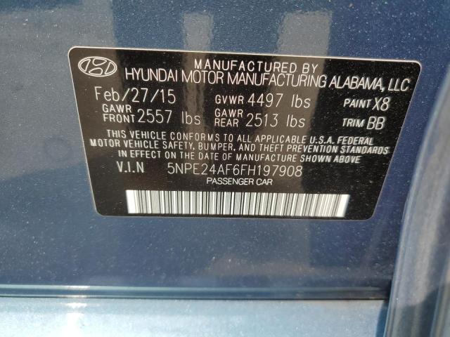 Photo 11 VIN: 5NPE24AF6FH197908 - HYUNDAI SONATA 