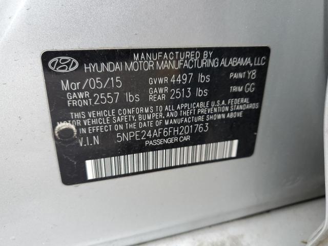 Photo 11 VIN: 5NPE24AF6FH201763 - HYUNDAI SONATA 