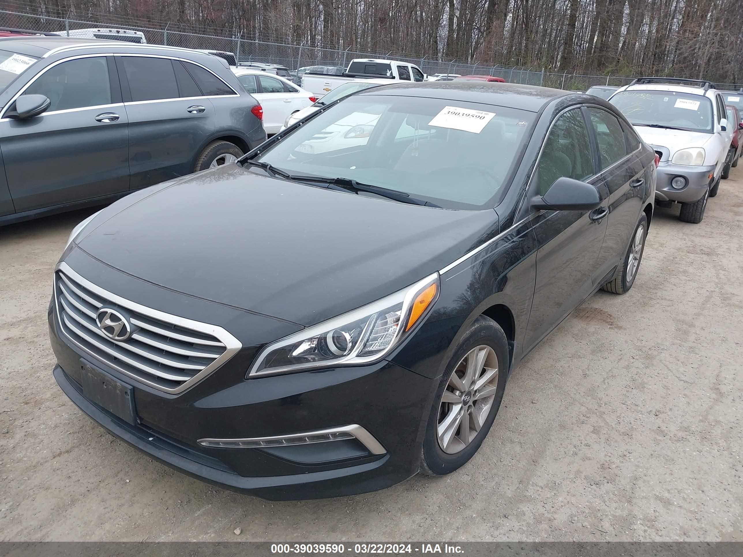 Photo 1 VIN: 5NPE24AF6FH202718 - HYUNDAI SONATA 