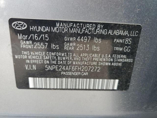 Photo 11 VIN: 5NPE24AF6FH207272 - HYUNDAI SONATA SE 